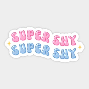 super shy lyrics newjeans Sticker